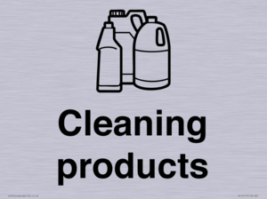 KT14115: Dementia Cleaning products sign