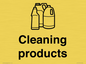 KT14115: Dementia Cleaning products sign