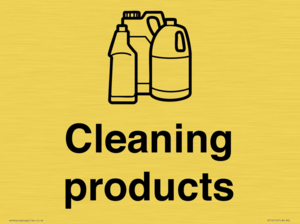 KT14115: Dementia Cleaning products sign