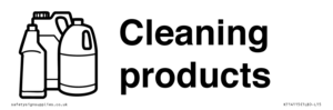 KT14115: Dementia Cleaning products sign