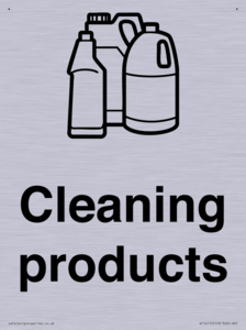 KT14115: Dementia Cleaning products sign