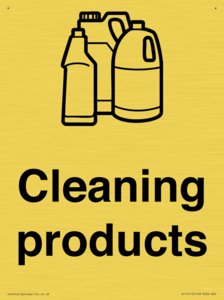 KT14115: Dementia Cleaning products sign