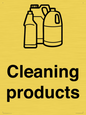KT14115: Dementia Cleaning products sign