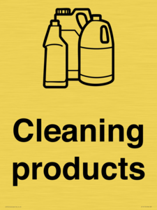 KT14115: Dementia Cleaning products sign