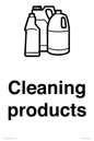 KT14115: Dementia Cleaning products sign