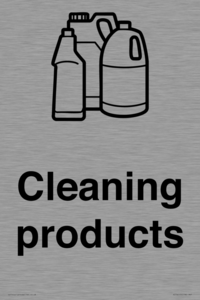 KT14115: Dementia Cleaning products sign
