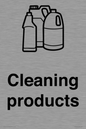 KT14115: Dementia Cleaning products sign