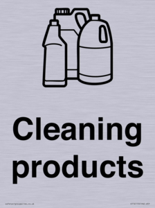 KT14115: Dementia Cleaning products sign