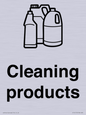 KT14115: Dementia Cleaning products sign