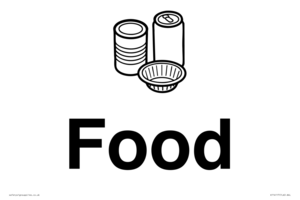 KT14117: Dementia food sign