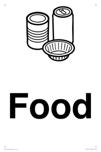 KT14117: Dementia food sign