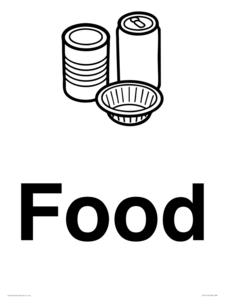 KT14117: Dementia food sign