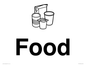 KT14120: Dementia food sign