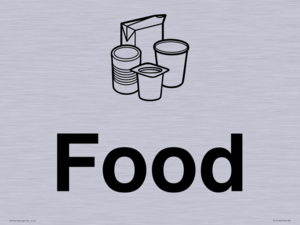 KT14120: Dementia food sign