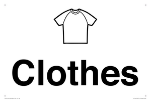 KT14123: Dementia clothes sign