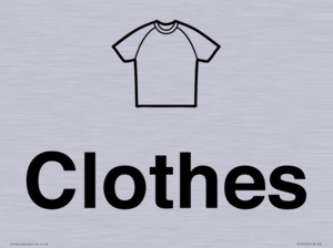 KT14123: Dementia clothes sign