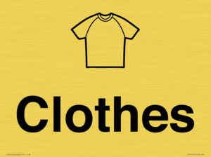 KT14123: Dementia clothes sign