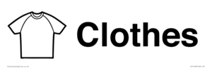 KT14123: Dementia clothes sign
