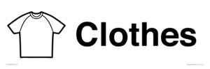 KT14123: Dementia clothes sign