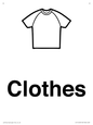KT14123: Dementia clothes sign