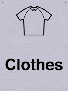 KT14123: Dementia clothes sign