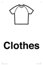 KT14123: Dementia clothes sign