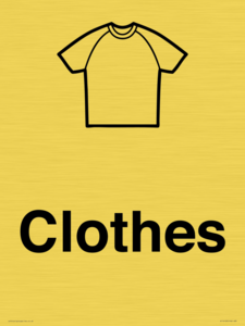 KT14123: Dementia clothes sign