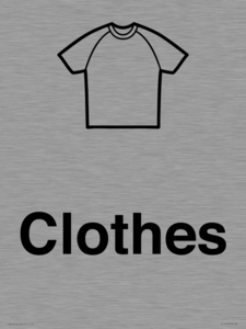 KT14123: Dementia clothes sign