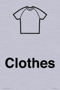 KT14123: Dementia clothes sign