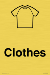 KT14123: Dementia clothes sign