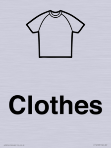 KT14123: Dementia clothes sign