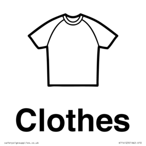 KT14123: Dementia clothes sign
