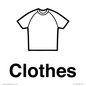 KT14123: Dementia clothes sign