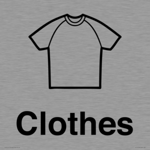 KT14123: Dementia clothes sign