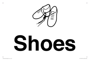 KT14125: Dementia shoes sign