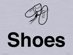 KT14125: Dementia shoes sign