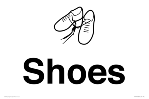KT14125: Dementia shoes sign