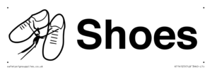 KT14125: Dementia shoes sign