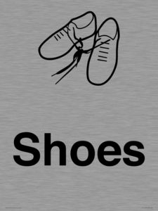 KT14125: Dementia shoes sign
