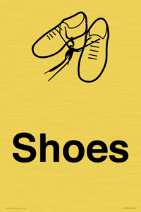 KT14125: Dementia shoes sign