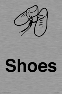 KT14125: Dementia shoes sign