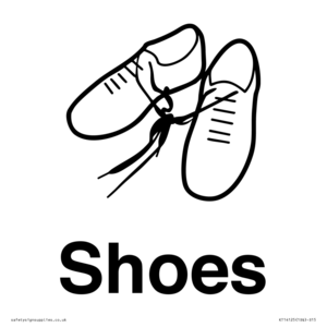 KT14125: Dementia shoes sign