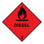 LN5844: Diesel Hazard Label