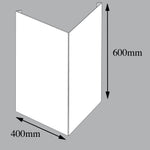 Size: 400x300mm x2 panel (projecting sign) / Folded Correx with Photoluminescent Self-adhesive / No Holes
