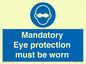 M10369: Mandatory eye protection must be worn