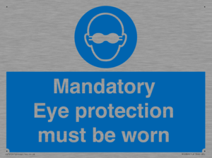 M10369: Mandatory eye protection must be worn