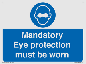 M10369: Mandatory eye protection must be worn
