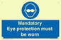 M10369: Mandatory eye protection must be worn