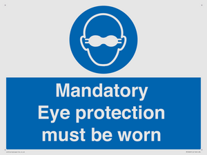 M10369: Mandatory eye protection must be worn