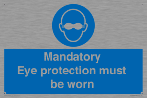 M10369: Mandatory eye protection must be worn